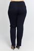Picture of CURVY GIRL NAVY BLUE TAILORED SMART TROUSERS